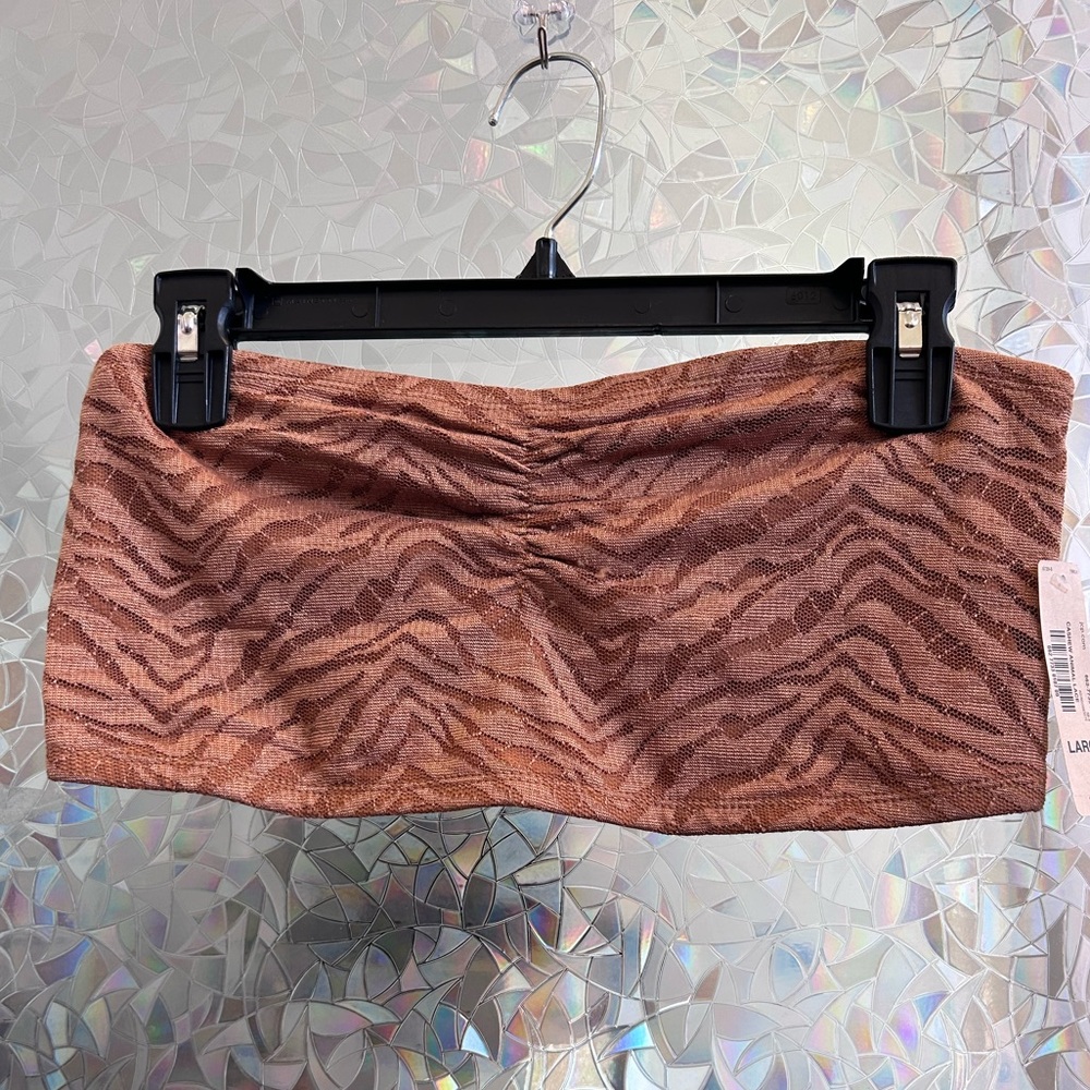 5/25$ Zebra Print Brown Bralet B19